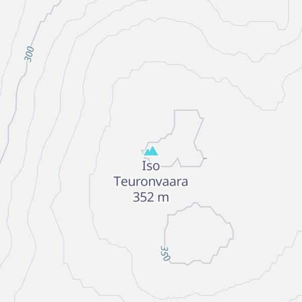 Map of Iso Teuronvaara
