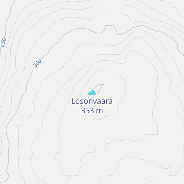 Map of Losonvaara