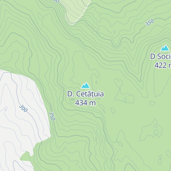 Map of D. Cetățuia