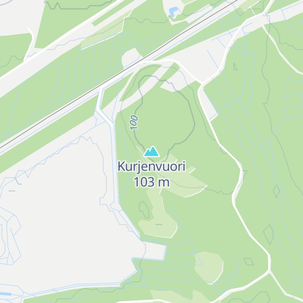 Map of Kurjenvuori