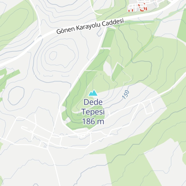 Map of Dede Tepesi