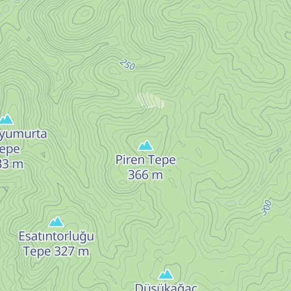 Map of Piren Tepe