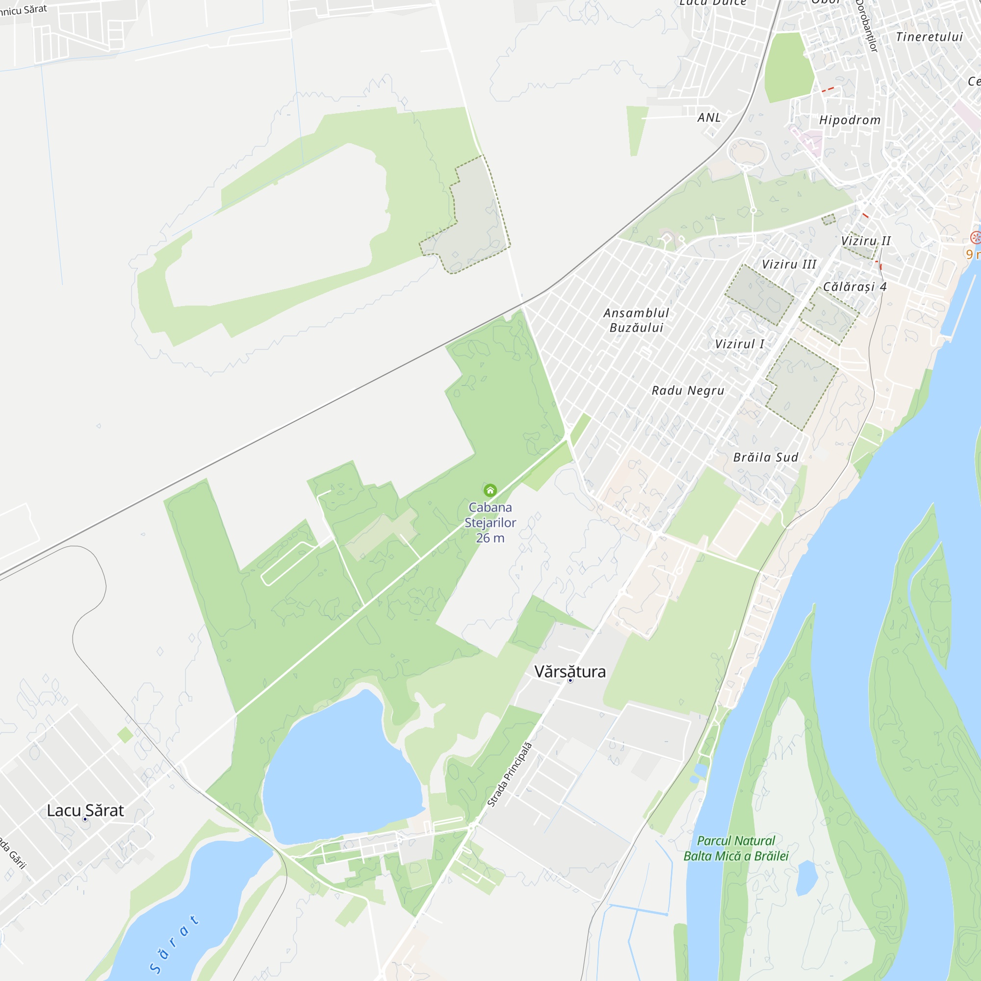 Cabana Stejarilor map