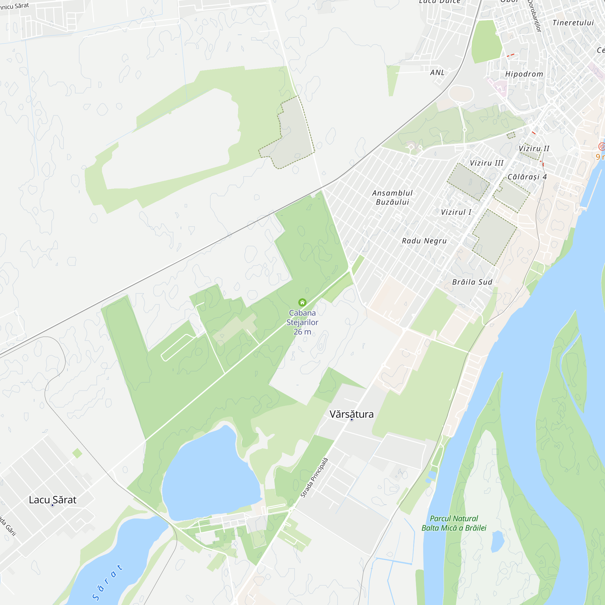 Cabana Stejarilor map