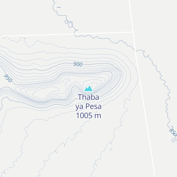 Map of Thaba ya Pesa