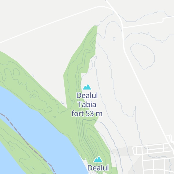 Map of Dealul Tabia fort