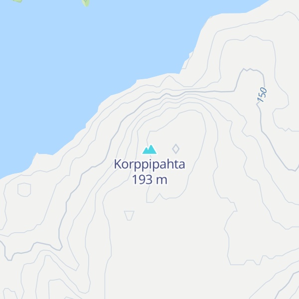 Map of Korppipahta