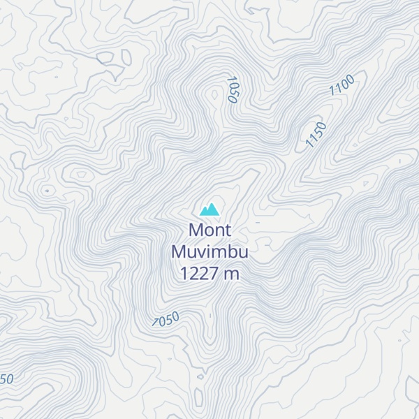 Map of Mont Muvimbu
