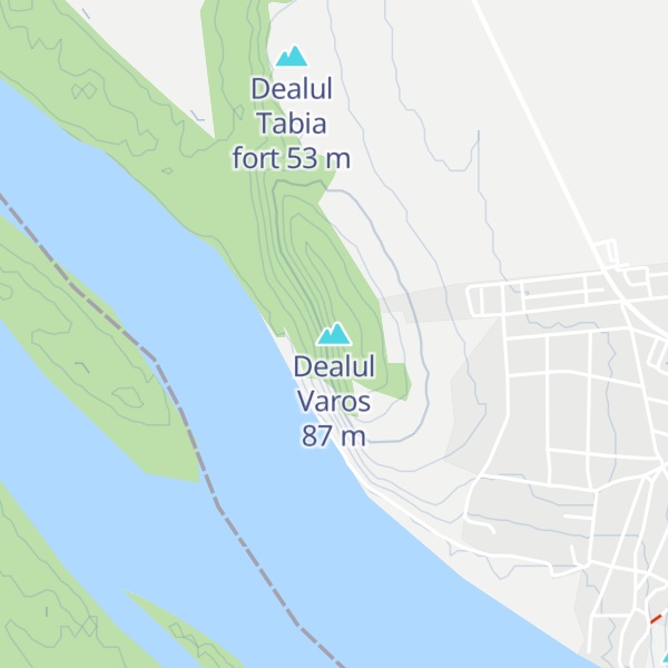 Map of Dealul Varos