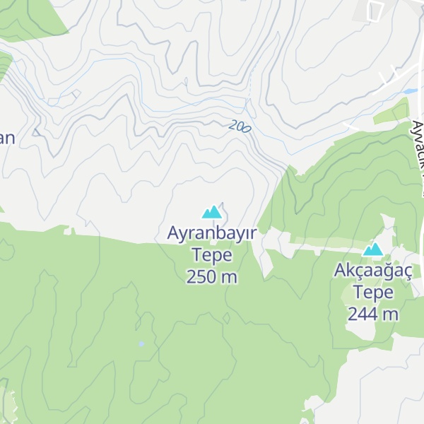 Map of Ayranbayır Tepe