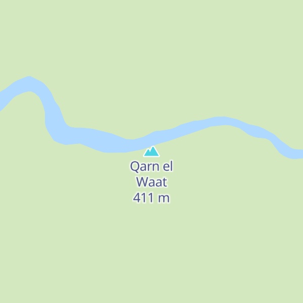 Map of Qarn el Waat