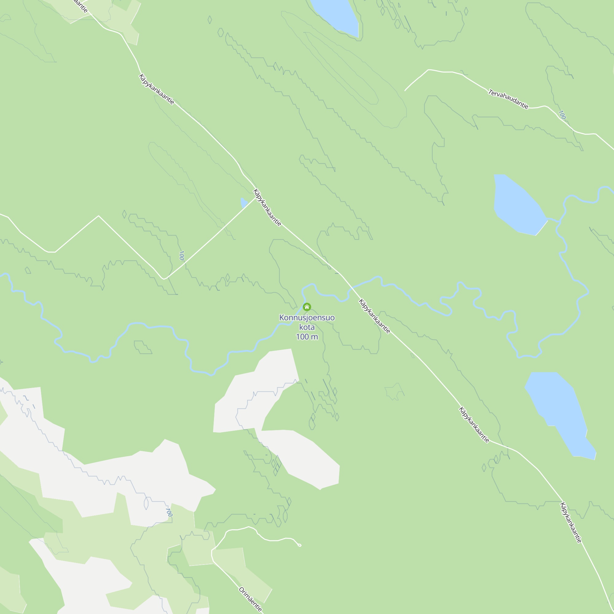 Konnusjoensuo kota map