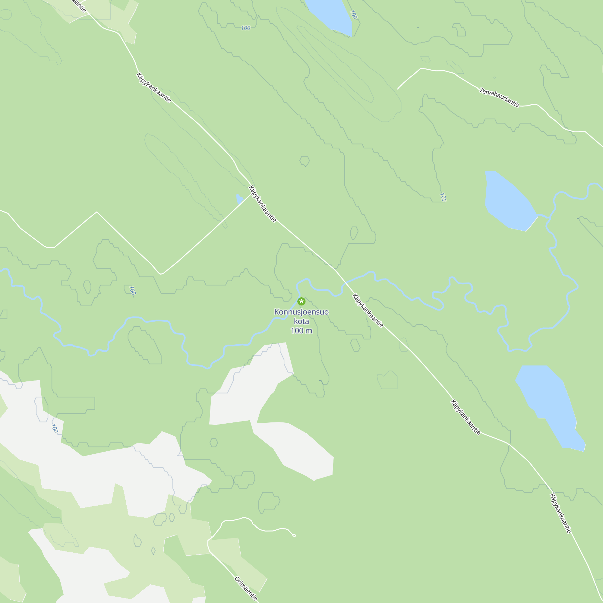 Konnusjoensuo kota map