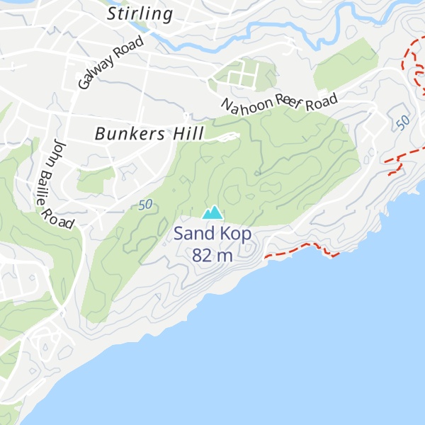 Map of Sand Kop