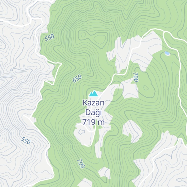 Map of Kazan Dağı