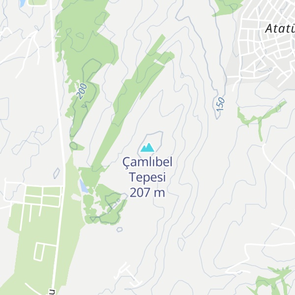 Map of Çamlıbel Tepesi