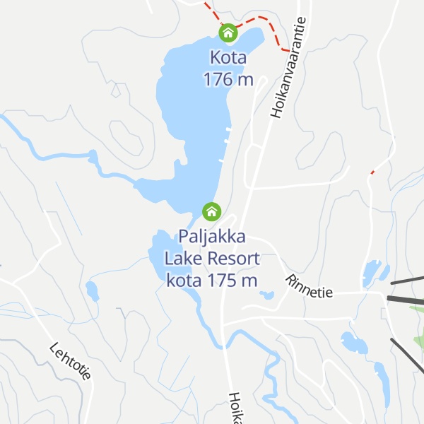 Map of Paljakka Lake Resort kota
