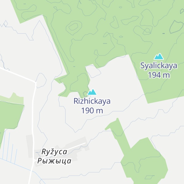 Map of Rizhickaya