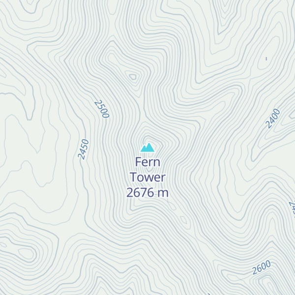 Map of Fern Tower