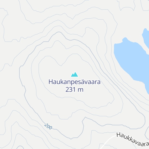 Map of Haukanpesävaara