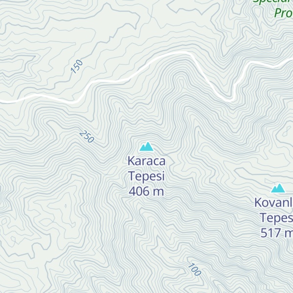 Map of Karaca Tepesi