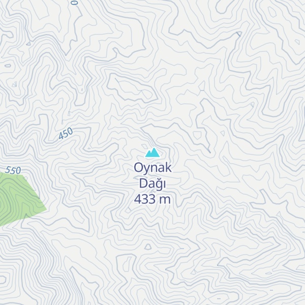 Map of Oynak Dağı