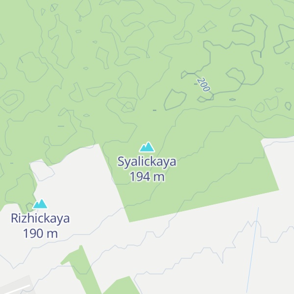 Map of Syalickaya