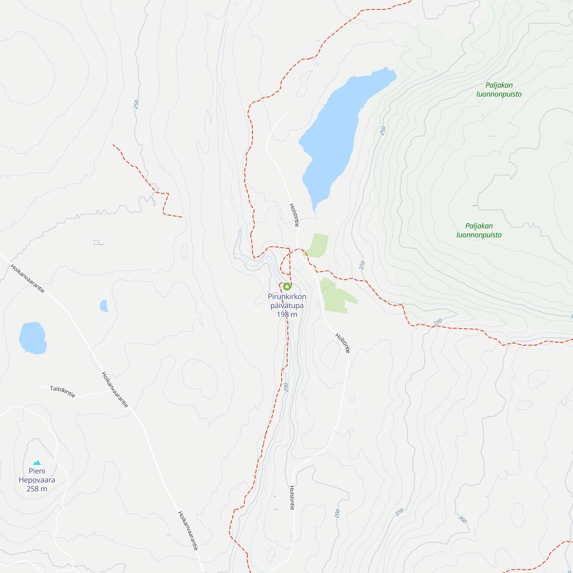 Pirunkirkko päivätupa map