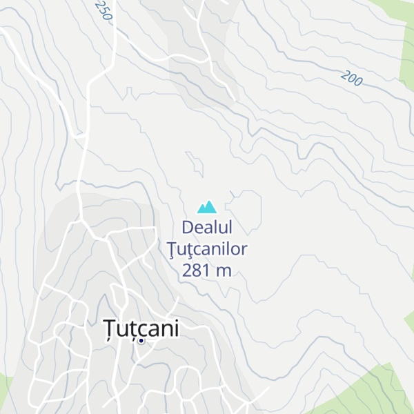 Map of Dealul Ţuţcanilor