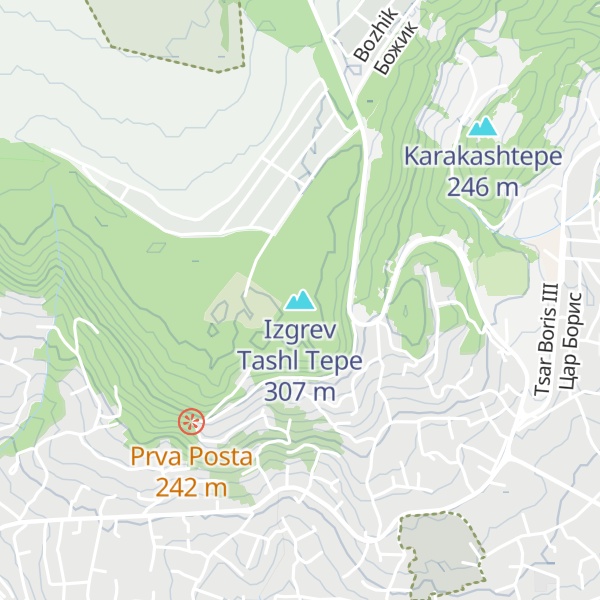 Map of Izgrev Tashl Tepe