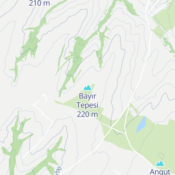 Map of Bayır Tepesi