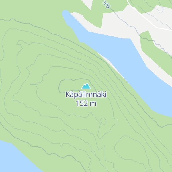 Map of Käpälinmäki