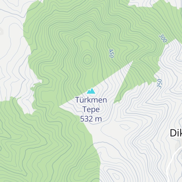 Map of Türkmen Tepe