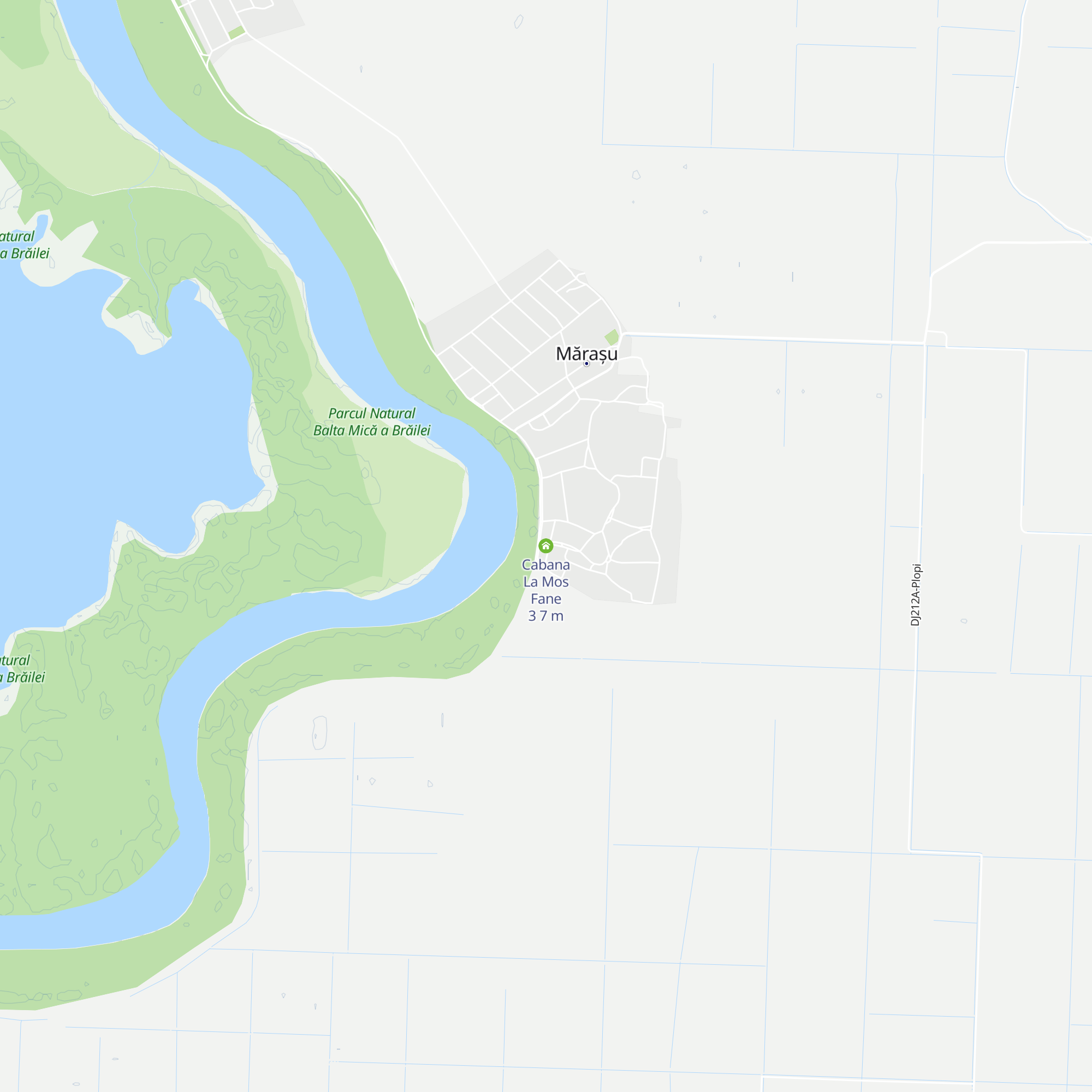 Cabana La Mos Fane 3 map