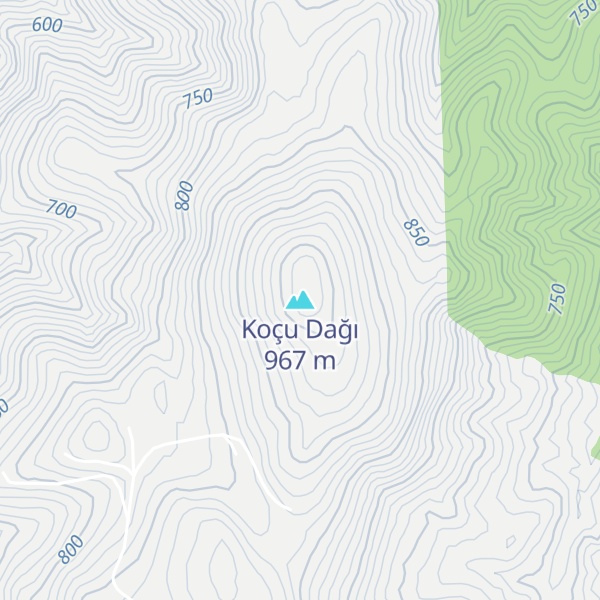 Map of Koçu Dağı