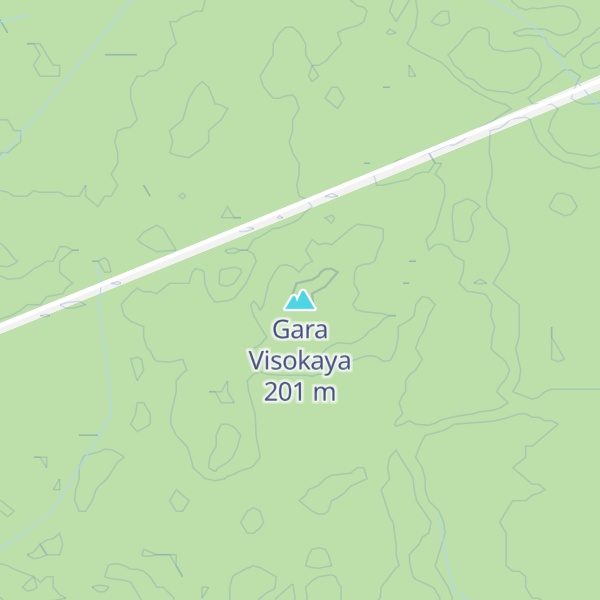 Map of Gara Visokaya