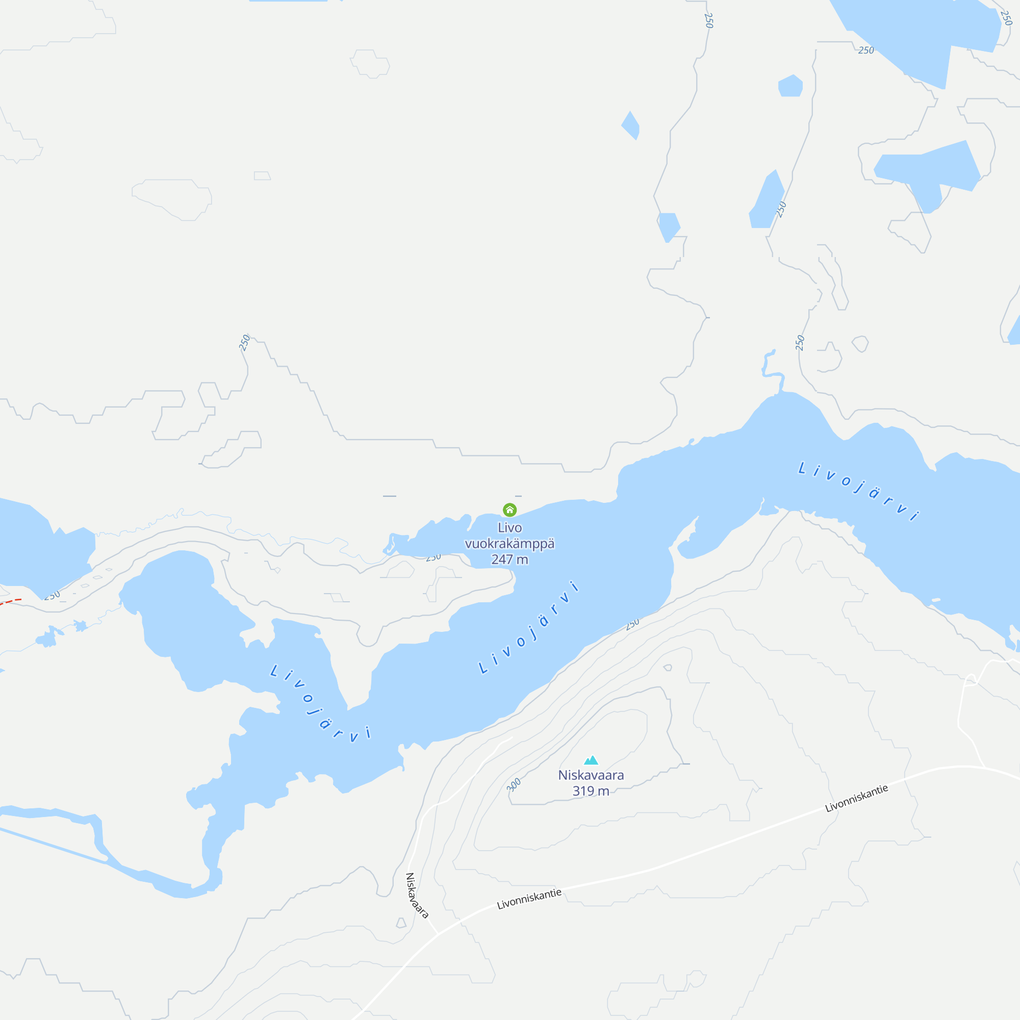 Livo vuokrakämppä map