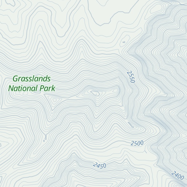 Map of Ben Dearg