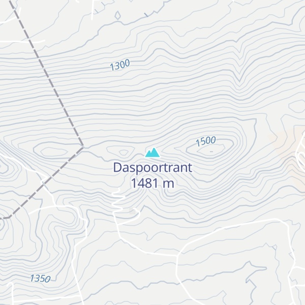 Map of Daspoortrant