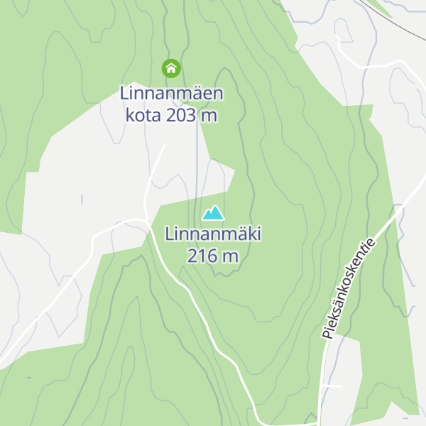 Map of Linnanmäki