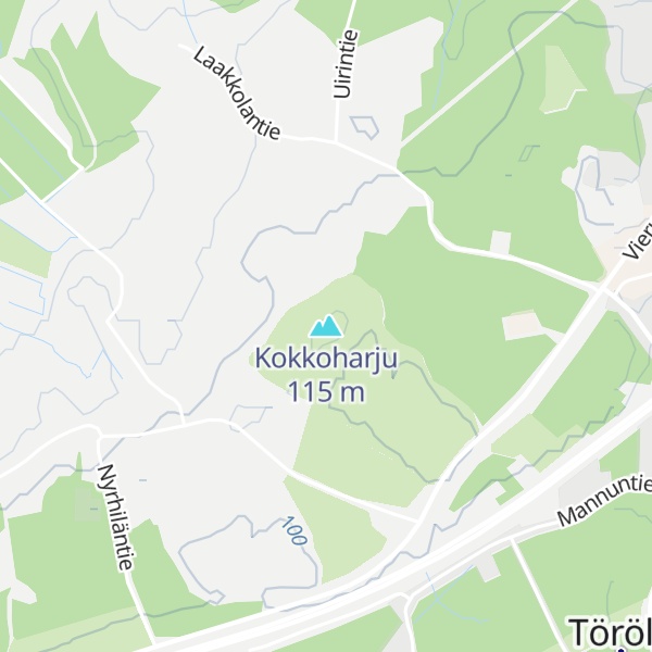 Map of Kokkoharju
