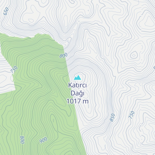 Map of Katırcı Dağı