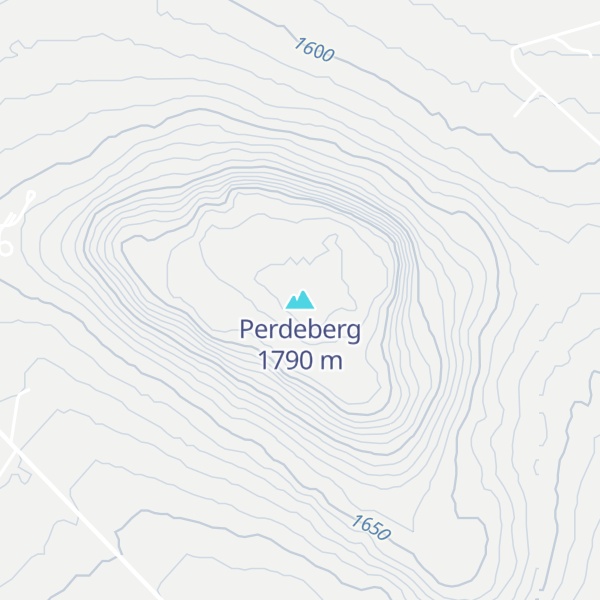 Map of Perdeberg