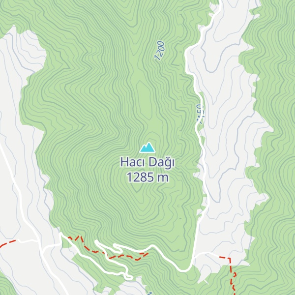Map of Hacı Dağı