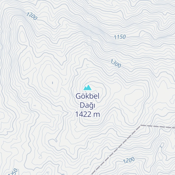 Map of Gökbel Dağı