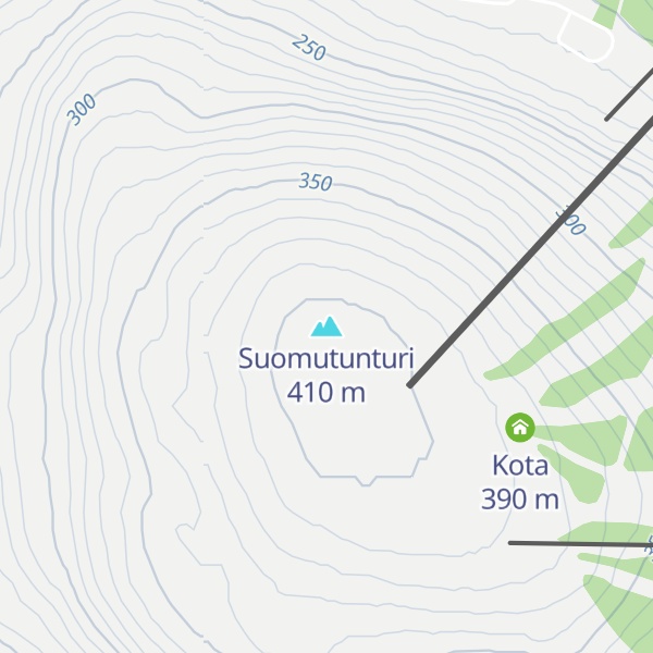 Map of Suomutunturi