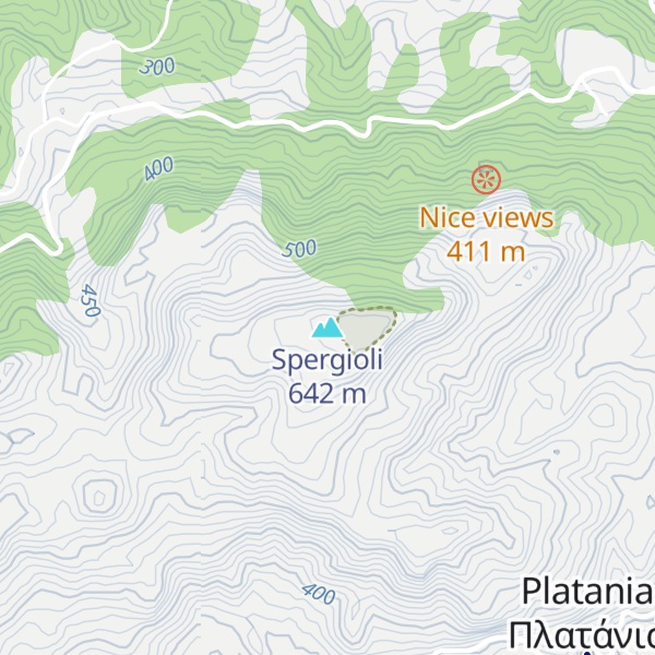 Map of Spergioli