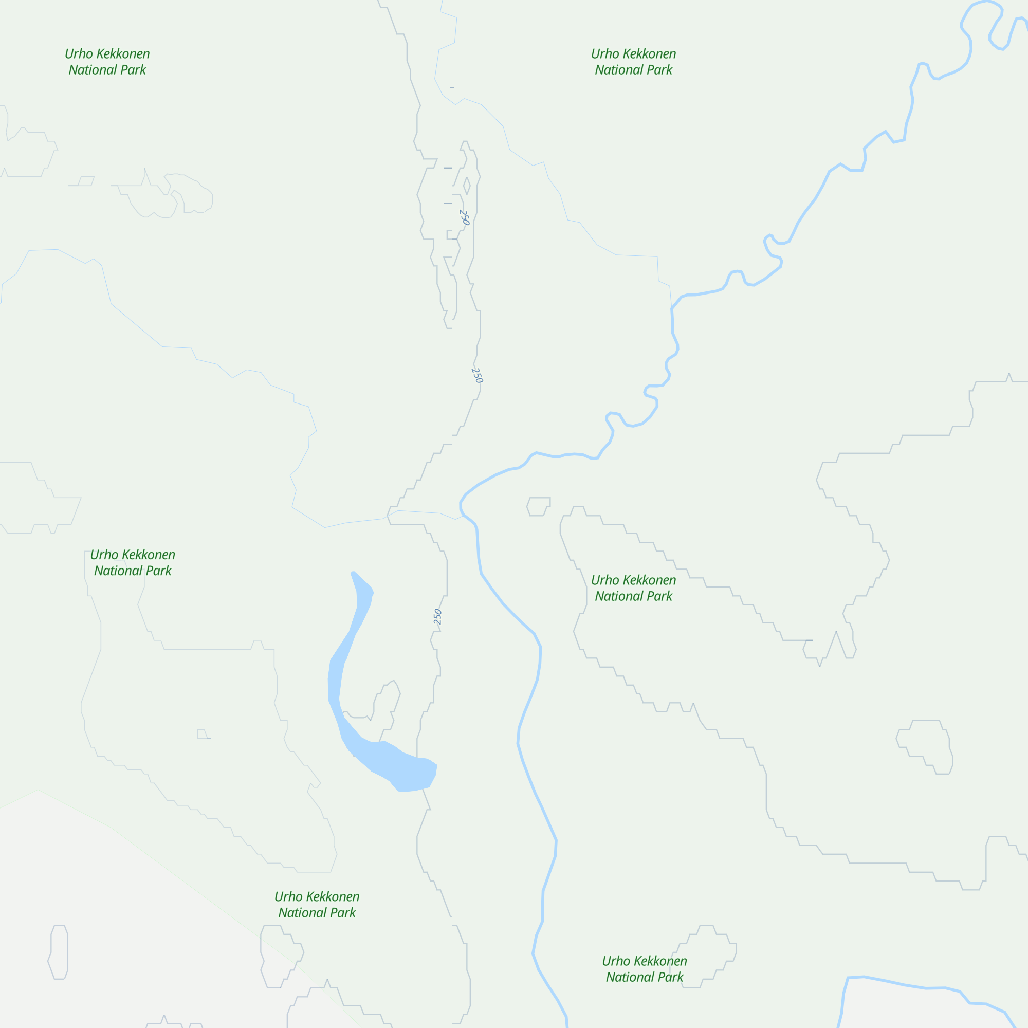Tammikämppä, autiotupa map