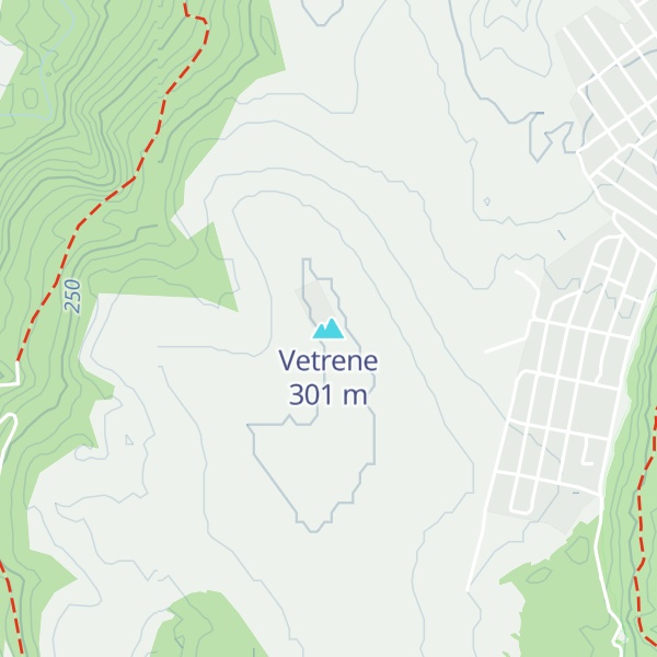 Map of Vetrene
