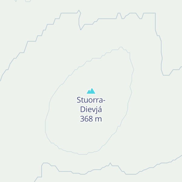 Map of Stuorra-Dievjá